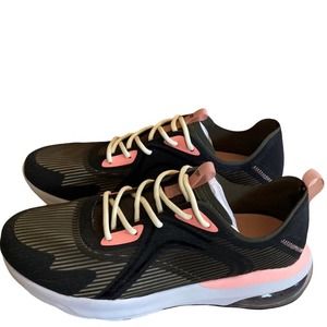 Fabletics  Manhattan Air Performance Sneaker Black Pink 9.5 Running Shoes